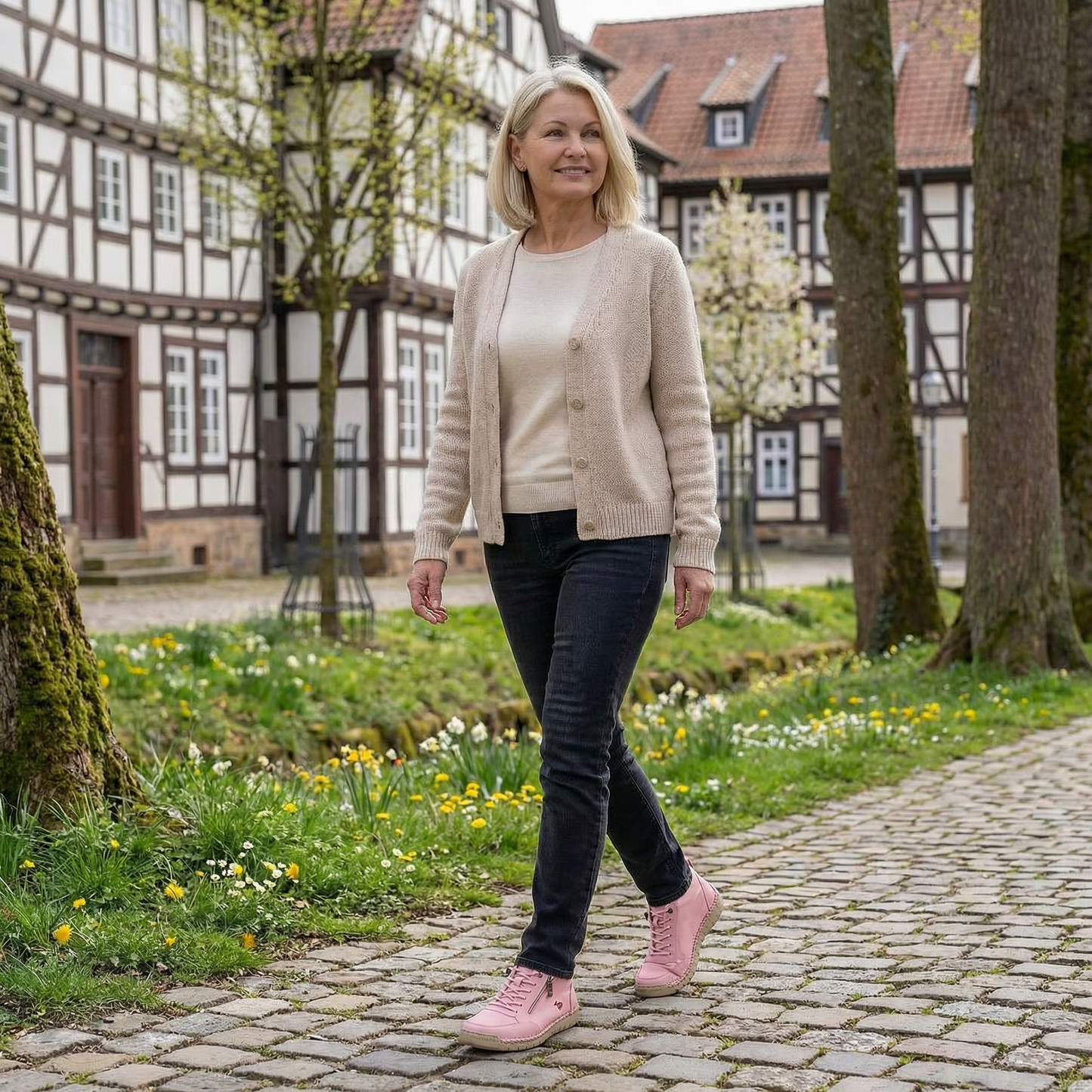 Hildesheim – Komfortable orthopädische Sneakers + Reißverschluss