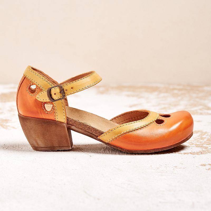 Fürth - Orthopädische Sandalen mit niedrigem Absatz