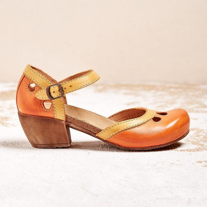Fürth - Orthopädische Sandalen mit niedrigem Absatz