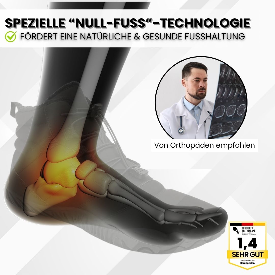 Eisgang - Schmerzlindernde & wasserfeste Thermo-Barfußschuhe