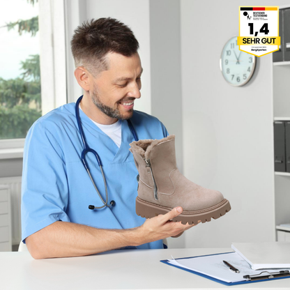 Polarwärme - Ergonomische, wasserdichte & rutschfeste Schuhe für Herbst & Winter zur Schmerzlinderung