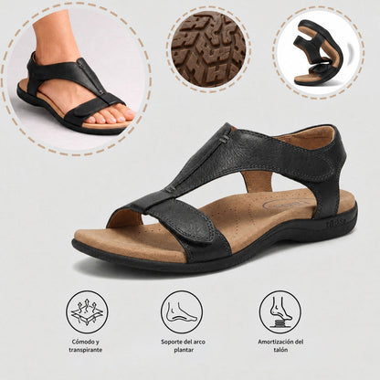Bequeme orthopädische Sandalen – ergonomische Fußgewölbestütze, verstellbare Weite & beinschmeichelndes Design