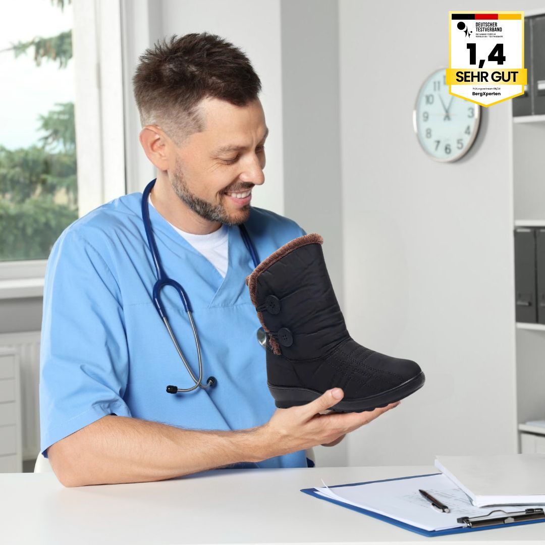 Orthostiefel - Ergonomische & wasserdichte Winterstiefel für Damen
