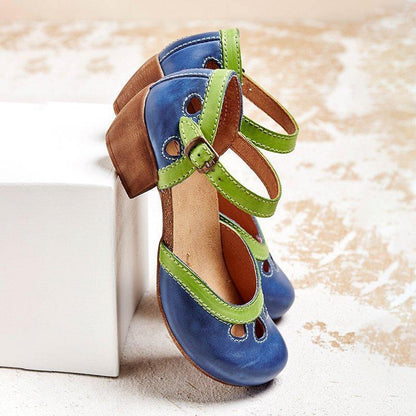Fürth - Orthopädische Sandalen mit niedrigem Absatz