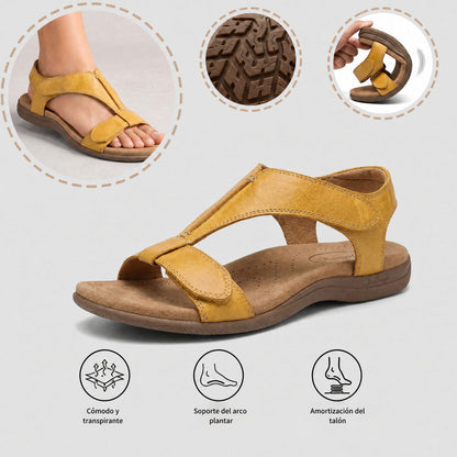 Bequeme orthopädische Sandalen – ergonomische Fußgewölbestütze, verstellbare Weite & beinschmeichelndes Design