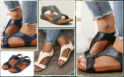 Bequeme orthopädische Sandalen – ergonomische Fußgewölbestütze, verstellbare Weite & beinschmeichelndes Design