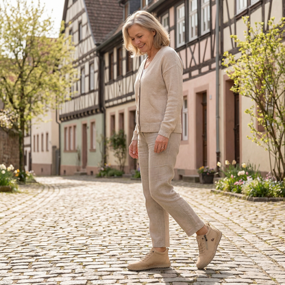 Hildesheim  – Komfortable orthopädische Sneakers + Reißverschluss