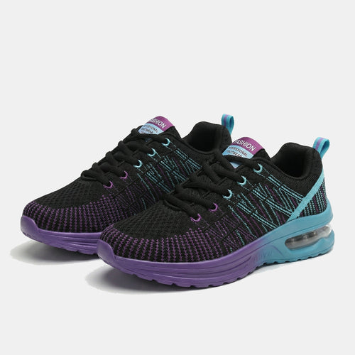 Hildaschritt Orthopädische Schuhe - Schwarz Lila