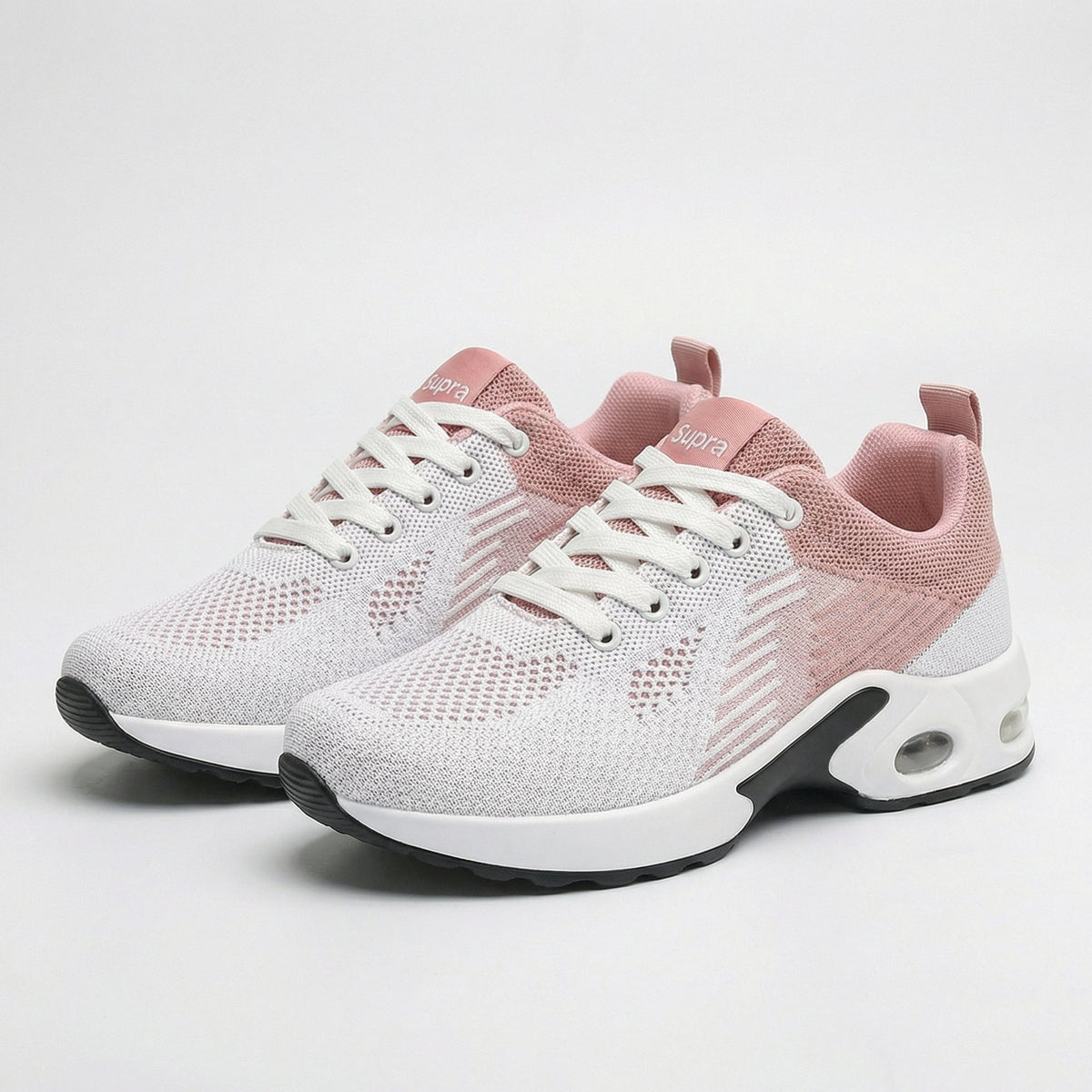 Schmiegsohle Orthopädische Schuhe - Weiß Rosa